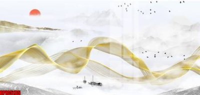 File gốc file tranh bộ decor in treo tường tráng gương OPIC5135 (in lụa) tranh phong thủy