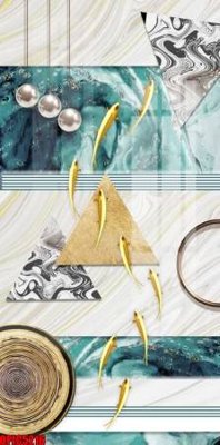 File tranh file tranh bộ decor in treo tường tráng gương OPIC5216 (gốc) chủ đề động vật