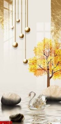 Cung cấp file tranh gốc file tranh bộ decor in treo tường tráng gương OPIC5217 độc quyền