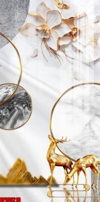 File gốc file tranh bộ decor in treo tường tráng gương OPIC5219 (phong cách) châu Âu