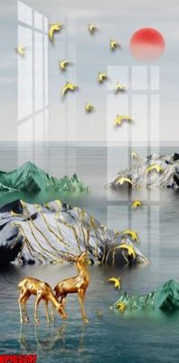 Chi tiết file tranh tráng gương file tranh bộ decor in treo tường tráng gương OPIC5247 (ảnh gốc)