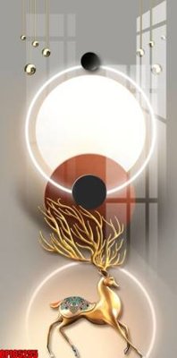 File gốc in tráng gương file tranh bộ decor in treo tường tráng gương OPIC5255 chi tiết