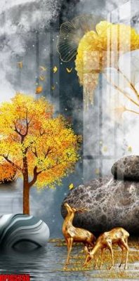 Tải file file tranh bộ decor in treo tường tráng gương OPIC5256 (gốc) in ấn ngay lập tức