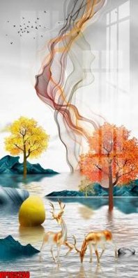 File tranh file tranh bộ decor in treo tường tráng gương OPIC5258 (ảnh gốc) độc quyền