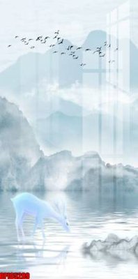 File in trần file tranh bộ decor in treo tường tráng gương OPIC5289 (bản gốc) 5D