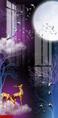 File in ấn file tranh bộ decor in treo tường tráng gương OPIC5300 (bản gốc) sắc nét