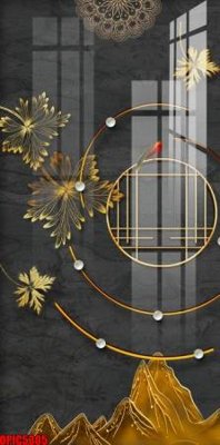 Download file gốc file tranh bộ decor in treo tường tráng gương OPIC5305 (in lụa) cao cấp