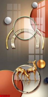 File in ấn file tranh bộ decor in treo tường tráng gương OPIC5312 chuyên nghiệp