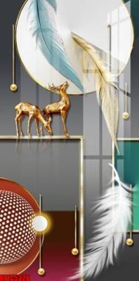 File gốc file tranh bộ decor in treo tường tráng gương OPIC5320 (cho in ấn) độc quyền