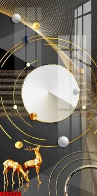 Tải file file tranh bộ decor in treo tường tráng gương OPIC5333 (gốc) in ấn chất lượng