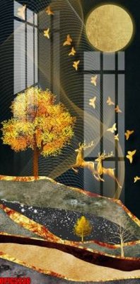 File gốc file tranh bộ decor in treo tường tráng gương OPIC5336 (trang trí) phòng ngủ