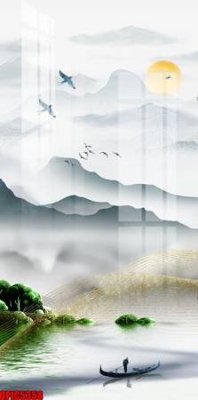 File in ấn file tranh bộ decor in treo tường tráng gương OPIC5358 (bản gốc) từ file gốc