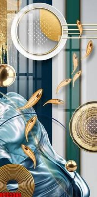 File gốc file tranh bộ decor in treo tường tráng gương OPIC5384 (in ấn) màu sắc trung thực