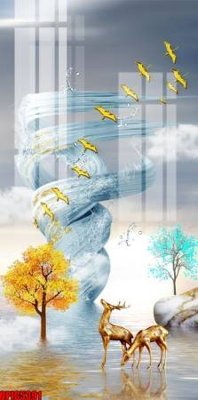 File gốc file tranh bộ decor in treo tường tráng gương OPIC5391 (dành cho quảng cáo)