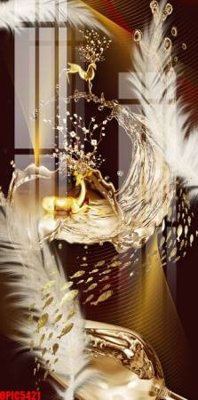 Hình ảnh file gốc file tranh bộ decor in treo tường tráng gương OPIC5421 (chất lượng cao)