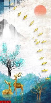 Tải file file tranh bộ decor in treo tường tráng gương OPIC5429 (ảnh gốc) in tranh kính