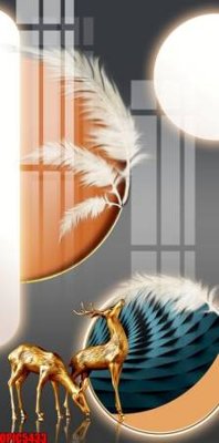 File gốc file tranh bộ decor in treo tường tráng gương OPIC5433 (trang trí) phòng làm việc