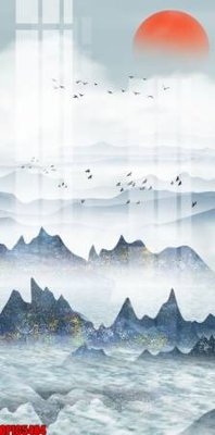 File tranh gốc file tranh bộ decor in treo tường tráng gương OPIC5484 (bản đẹp) độc quyền