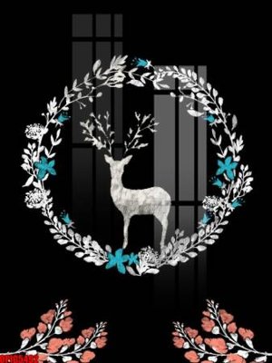 Download file file tranh bộ decor in treo tường tráng gương OPIC5492 (gốc) in mica bàn thờ