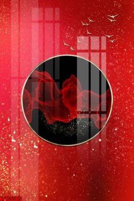 File ảnh file tranh bộ decor in treo tường tráng gương OPIC5505 (gốc) trang trí khách sạn