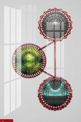 File gốc file tranh bộ decor in treo tường tráng gương OPIC5559 (trang trí) phòng làm việc