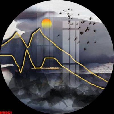 File in trần file tranh bộ decor in treo tường tráng gương OPIC5921 (bản gốc) mây trời