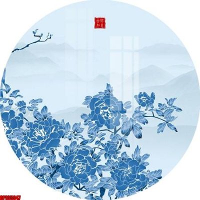 File tranh file tranh bộ decor in treo tường tráng gương OPIC5947 (gốc) phong cách tối giản