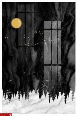 File tranh file tranh bộ decor in treo tường tráng gương OPIC5971 (bản gốc) treo tường