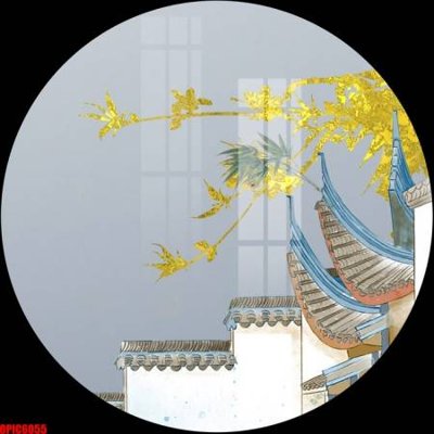 File in trần file tranh bộ decor in treo tường tráng gương OPIC6055 (bản gốc) phong cảnh