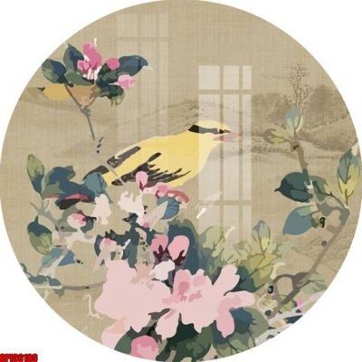 Chi tiết file ảnh file tranh bộ decor in treo tường tráng gương OPIC6189 sắc nét