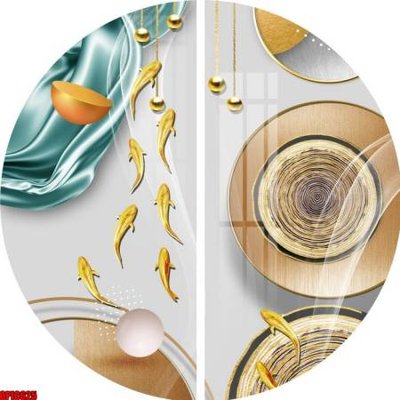 Tải file gốc file tranh bộ decor in treo tường tráng gương OPIC625 dùng cho in ấn