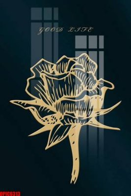 File tranh gốc file tranh bộ decor in treo tường tráng gương OPIC6313 (sắc nét từng chi tiết)