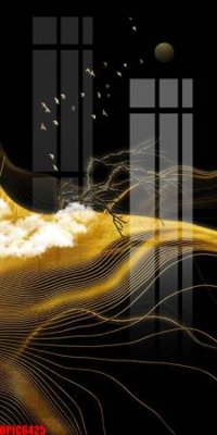 Download file gốc file tranh bộ decor in treo tường tráng gương OPIC6425 (in mica) trong suốt