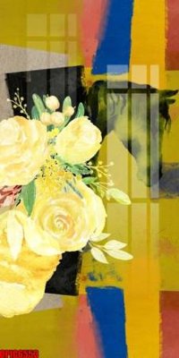 File tranh PSD file tranh bộ decor in treo tường tráng gương OPIC6553 chất lượng cao