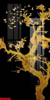 File gốc file tranh bộ decor in treo tường tráng gương OPIC6555 (in tráng gương) hiện đại