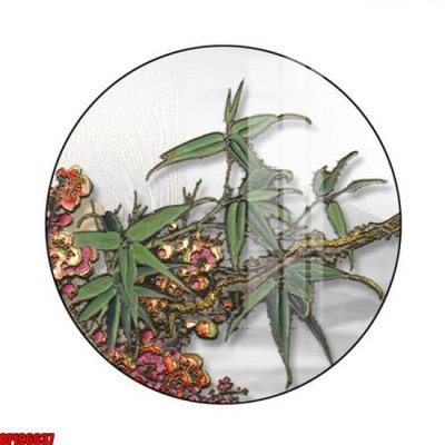 File gốc file tranh bộ decor in treo tường tráng gương OPIC6637 (in lụa) họa tiết 3D