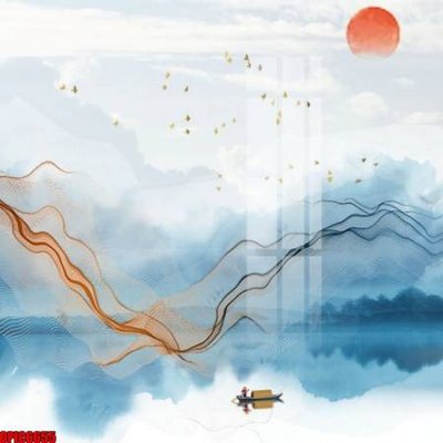 File gốc file tranh bộ decor in treo tường tráng gương OPIC6655 (in ấn) không giới hạn