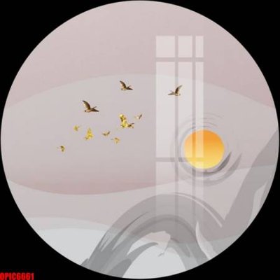 File gốc file tranh bộ decor in treo tường tráng gương OPIC6661 (PSD/TIFF) độ phân giải cao