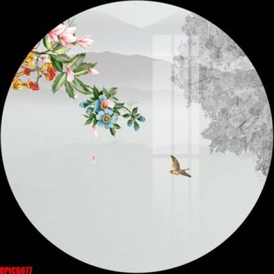 Tải file file tranh bộ decor in treo tường tráng gương OPIC6677 (gốc) làm file thiết kế