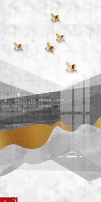 File PSD file tranh bộ decor in treo tường tráng gương OPIC671 (bản gốc) cho nhà in