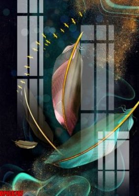 File gốc file tranh bộ decor in treo tường tráng gương OPIC6787 (in tráng gương) ốp tường