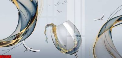 File in mica file tranh bộ decor in treo tường tráng gương OPIC682 (bản gốc) làm vách ngăn