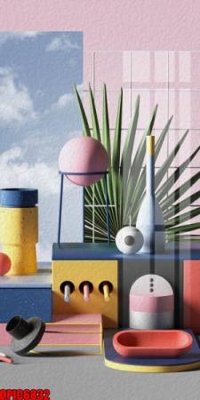 File in trần file tranh bộ decor in treo tường tráng gương OPIC6832 (bản gốc 3D) sống động