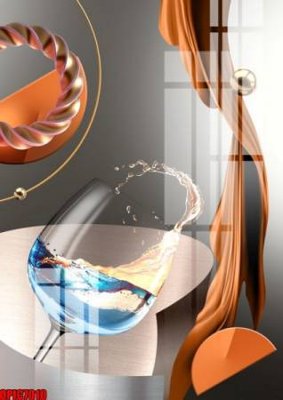 File gốc file tranh bộ decor in treo tường tráng gương OPIC7010 cho in ấn và thiết kế