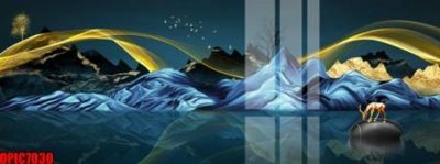 File tranh file tranh bộ decor in treo tường tráng gương OPIC7030 (bản gốc) trang trí văn phòng