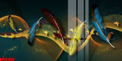 File gốc file tranh bộ decor in treo tường tráng gương OPIC7032 (dành cho trang trí nội thất)