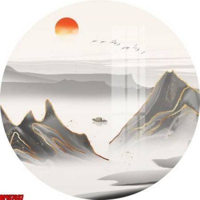 File PSD file tranh bộ decor in treo tường tráng gương OPIC7037 (bản gốc) độ phân giải cao