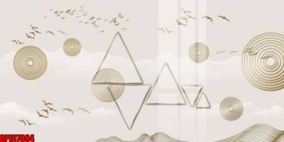 File ảnh file tranh bộ decor in treo tường tráng gương OPIC7094 (gốc) in backdrop sự kiện