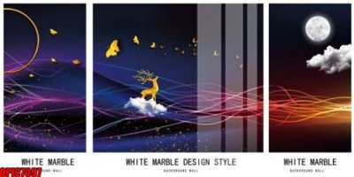 File ảnh file tranh bộ decor in treo tường tráng gương OPIC7097 (gốc) dùng in Pano