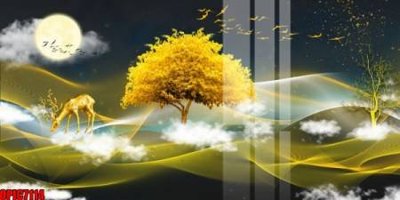 File ảnh file tranh bộ decor in treo tường tráng gương OPIC7114 (gốc) in Hiflex